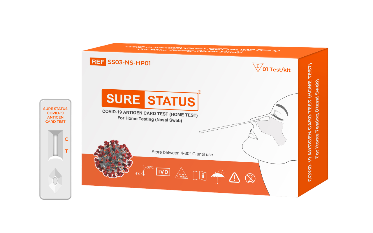 Sure Status® COVID-19 Antigen Card Test (Home Test)
